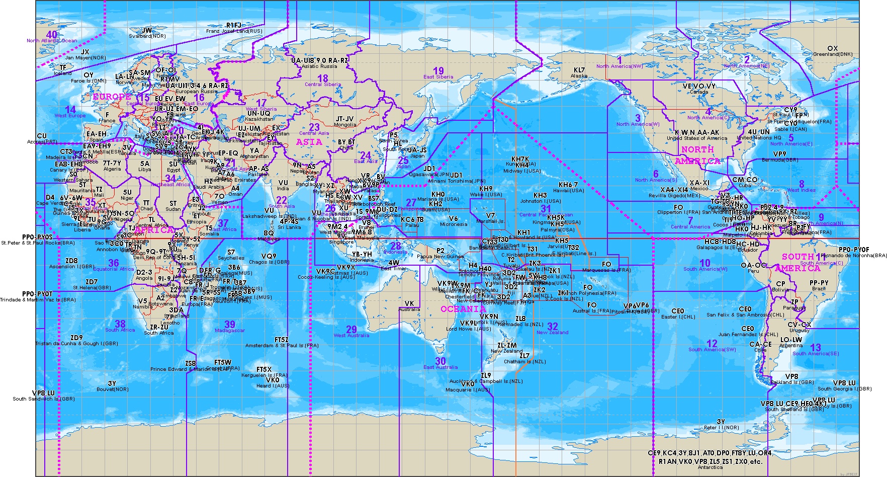 DXCC Map