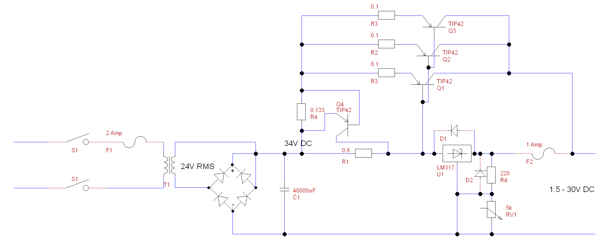 PSU Circuit Diagram